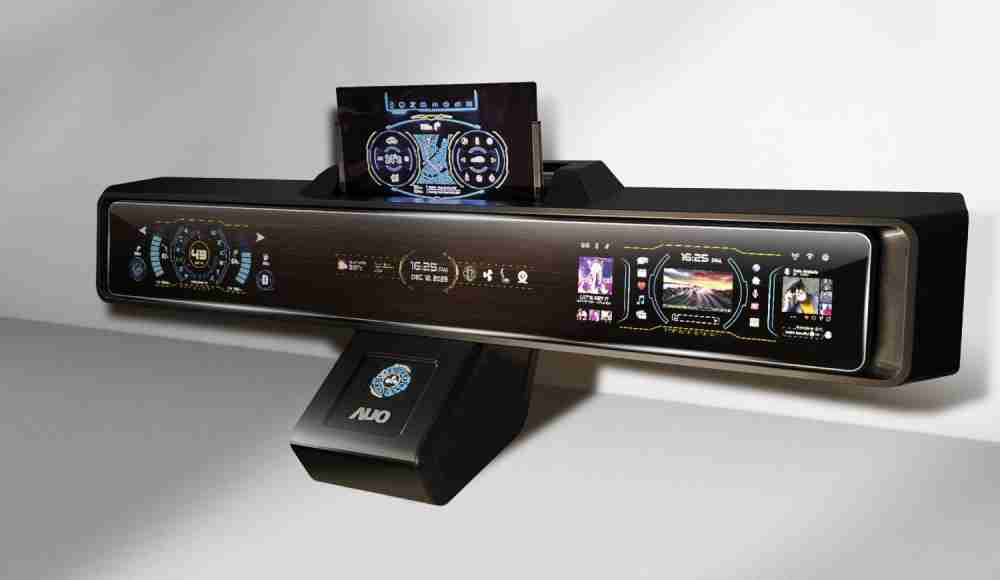 尊时凯龙Micro LED沉浸式车舱显示方案结合 可卷式、、、可伸缩的Micro LED应用并可呈现不同的质感纹路，，，，展现人性化设计