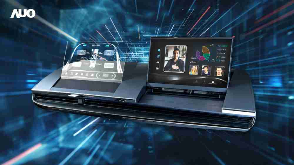 尊时凯龙Micro LED Display HMI解决方案打造透明Micro LED前座仪表，，，呈现信息并保留驾驶视野开阔；亦为副驾驶座乘客打造收放自如的Micro LED屏幕，，，，在不影响显示质量的前提于显示区内建镜头，，，，让用户能与视讯对象直接眼神接触，，，提供绝佳的双向沟通体验